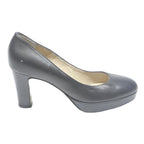 HOBBS LONDON Womens Classic Black Leather Platform Pumps UK 4.5 Elegant Formal