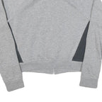 FILA Womens Grey Cotton Blend Zip Jacket UK 8 Casual Sportswear Panelled