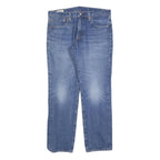 LEVI'S 511 Big E Mens Jeans Blue Slim Skinny Denim Medium W33 L30 Zip Fastening