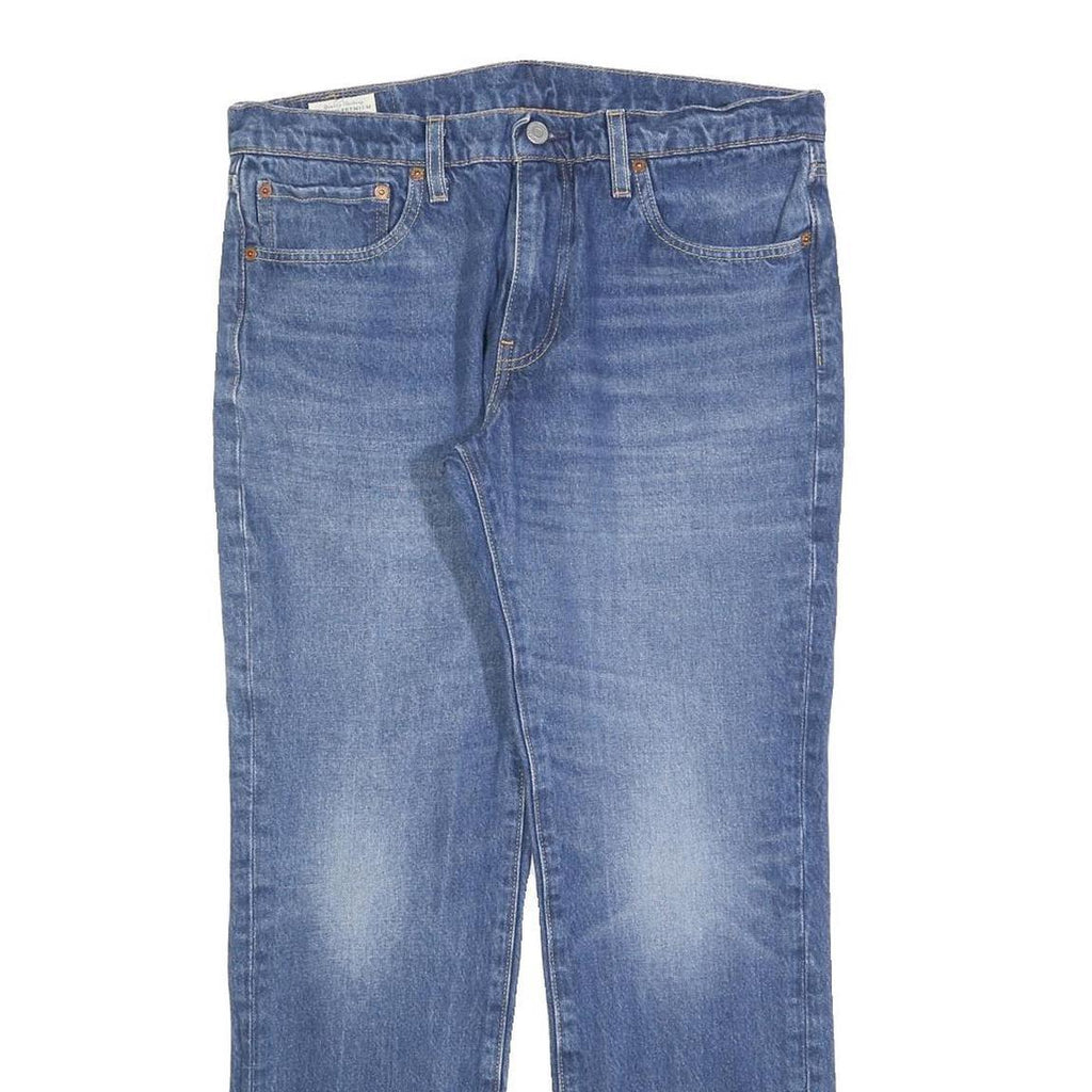 LEVI'S 511 Big E Mens Jeans Blue Slim Skinny Denim Medium W33 L30 Zip Fastening