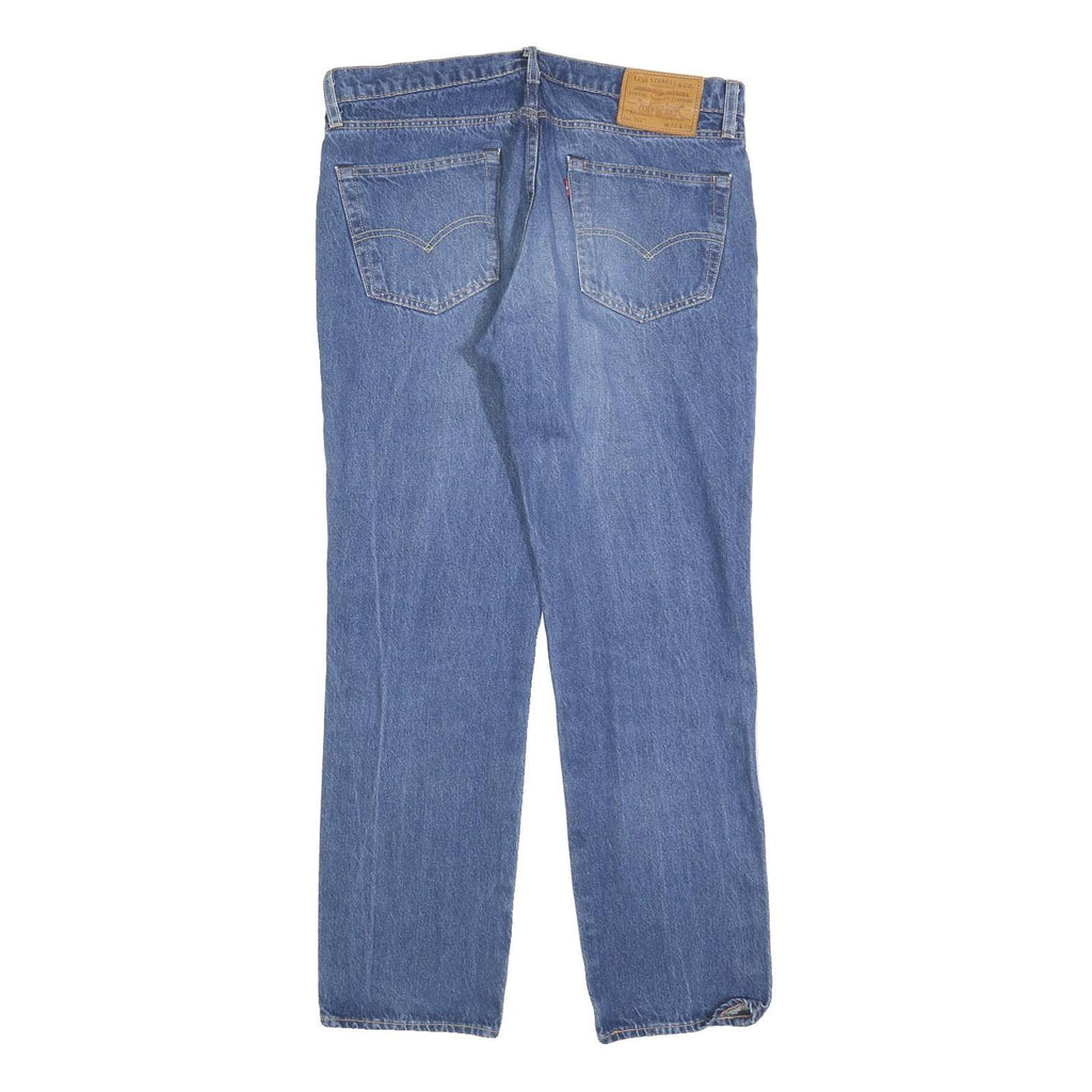 LEVI'S 511 Big E Mens Jeans Blue Slim Skinny Denim Medium W33 L30 Zip Fastening