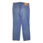 LEVI'S 511 Big E Mens Jeans Blue Slim Skinny Denim Medium W33 L30 Zip Fastening