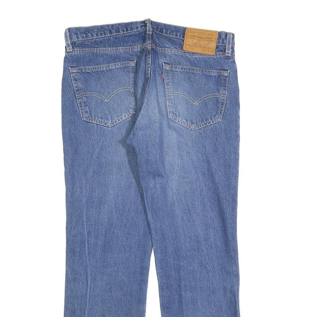 LEVI'S 511 Big E Mens Jeans Blue Slim Skinny Denim Medium W33 L30 Zip Fastening