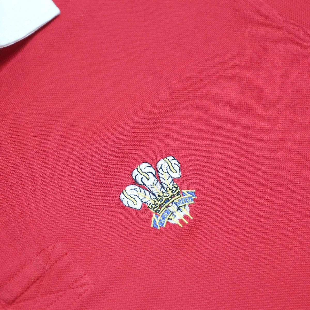 COTTON TRADERS Mens Red White Green Stripe Short Sleeve Polo Shirt L Casual