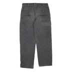 DICKIES Mens Grey Denim Regular Fit Straight Leg Cotton Blend Rinse W33 L30