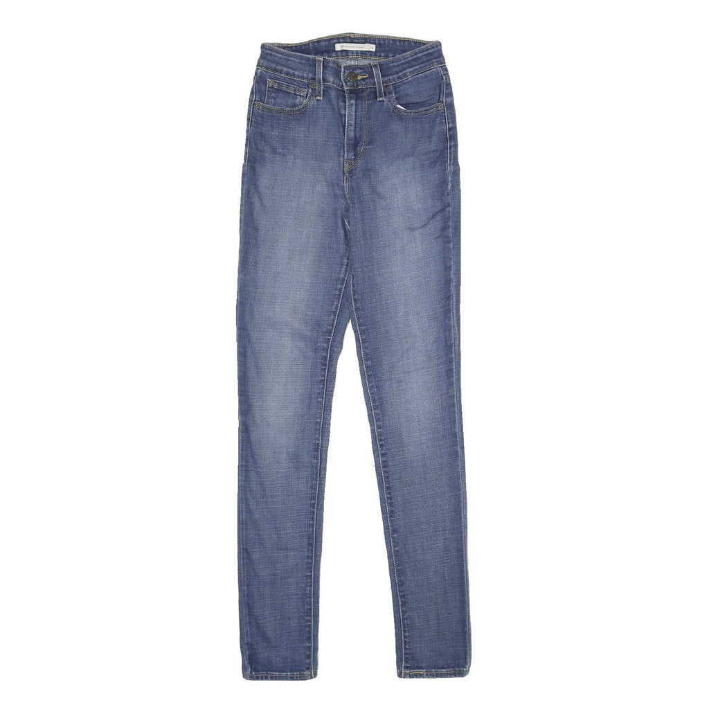 LEVI'S 721 High Rise Skinny Womens Jeans Blue Denim Regular Fit Skinny W26 L32