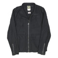 G-STAR Mens Black Cotton Blend Zip Jacket XL Pocketed Classic Urban Style