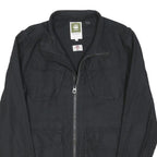 G-STAR Mens Black Cotton Blend Zip Jacket XL Pocketed Classic Urban Style