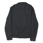 G-STAR Mens Black Cotton Blend Zip Jacket XL Pocketed Classic Urban Style