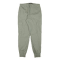 ONLY Womens Cotton Blend Green Relaxed Cargo Tapered Trousers W28 L28