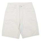 WRANGLER Mens Shorts White Casual Cotton Blend M W30 Pocket Detail