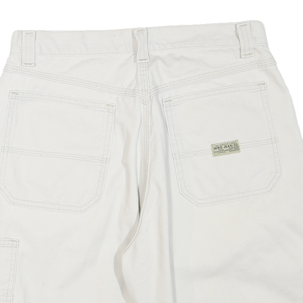WRANGLER Mens Shorts White Casual Cotton Blend M W30 Pocket Detail
