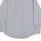 LACOSTE Mens Blue Pattern Shirt L Cotton Classic Button-Down Long Sleeve