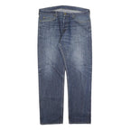 CARHARTT Mens Jeans Blue Relaxed Straight Denim Medium W36 L34 Workwear Button