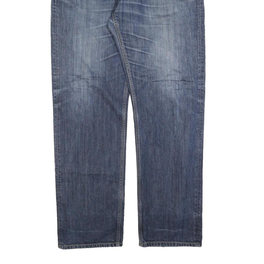 CARHARTT Mens Jeans Blue Relaxed Straight Denim Medium W36 L34 Workwear Button