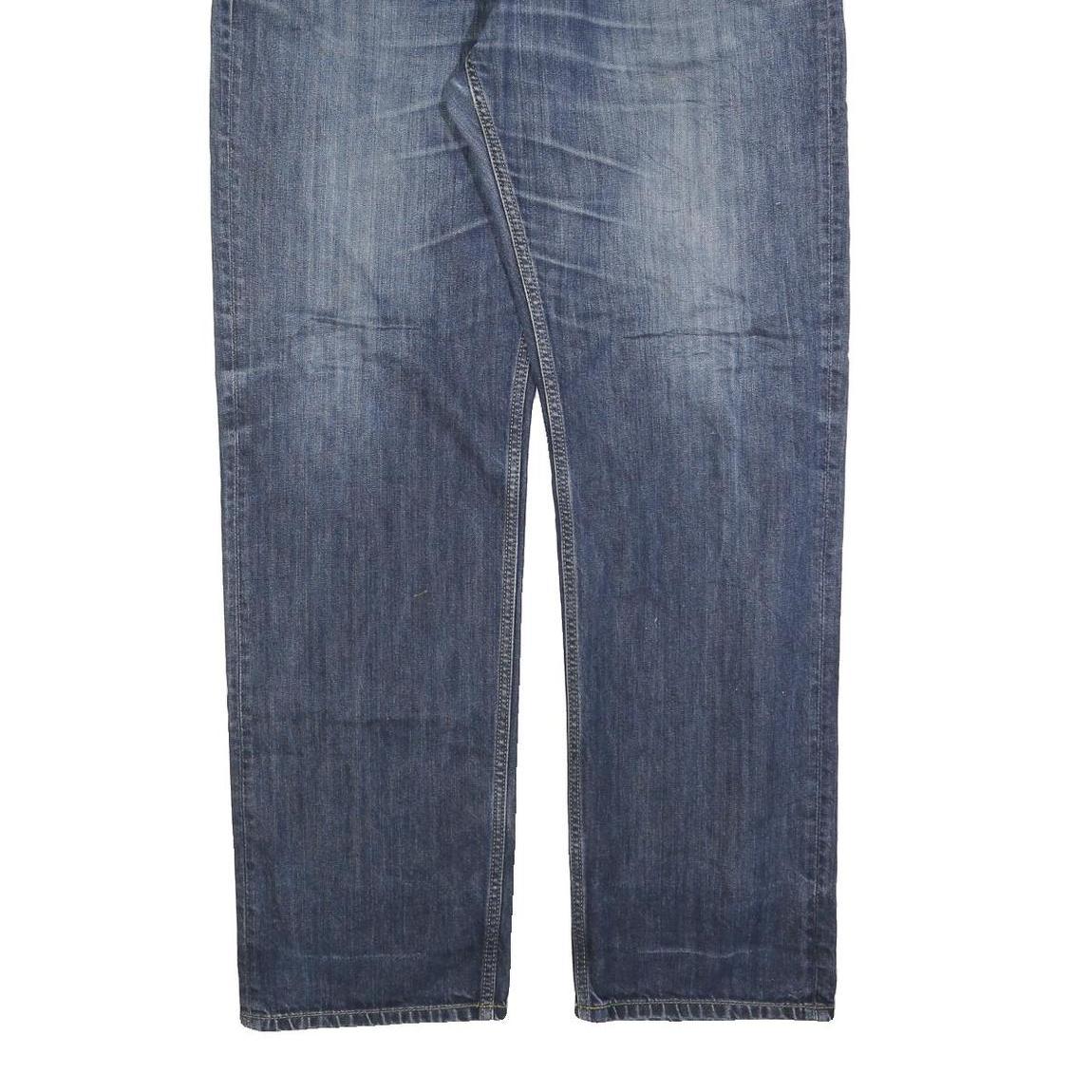 CARHARTT Mens Jeans Blue Relaxed Straight Denim Medium W36 L34 Workwear Button