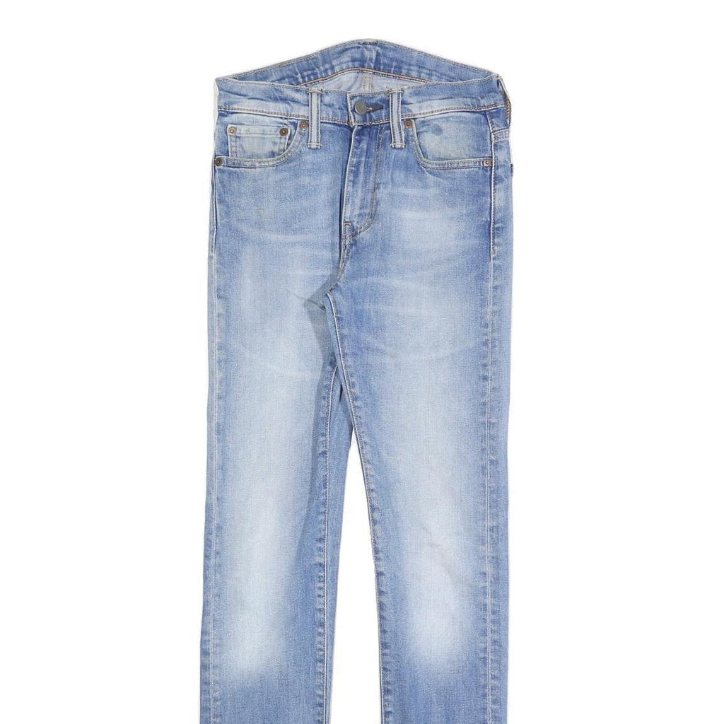 LEVI'S 510 Mens Jeans Blue Slim Skinny Denim Medium Wash W27 L32 Classic Zip Fly