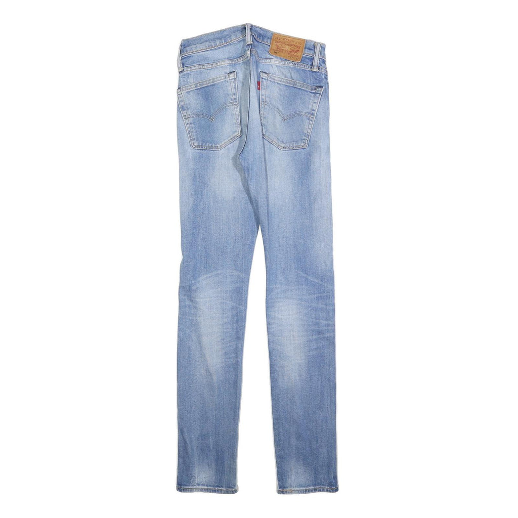 LEVI'S 510 Mens Jeans Blue Slim Skinny Denim Medium Wash W27 L32 Classic Zip Fly