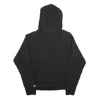 CHAMPION Womens Black Hoodie M Cotton Blend Pullover Casual Sportswear