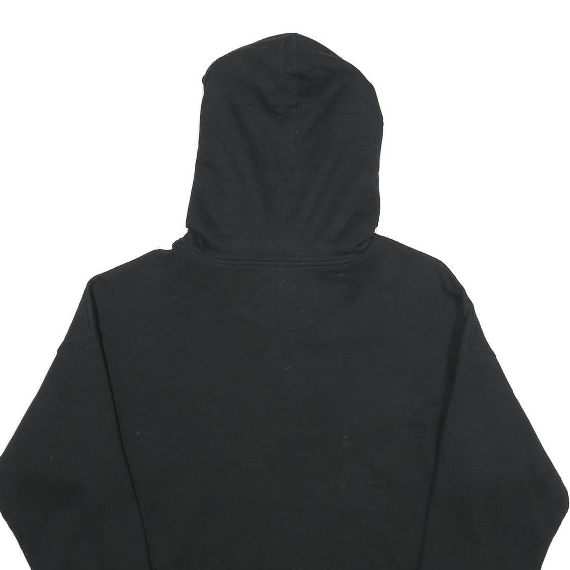 CHAMPION Womens Black Hoodie M Cotton Blend Pullover Casual Sportswear