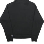 CHAMPION Womens Black Hoodie M Cotton Blend Pullover Casual Sportswear