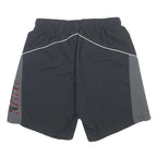 NIKE Mens Black & Grey Sports Shorts M W28 Logo Polyester Casual