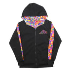 Mens Black Colourblock 10th Anniversary Zip Jacket M Polyester Blend Hooded