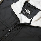 THE NORTH FACE Mens Black & White Outdoor Jacket L Polyester Zip Fleece