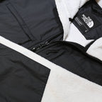 THE NORTH FACE Mens Black & White Outdoor Jacket L Polyester Zip Fleece