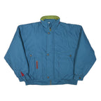 Mens Blue Jacket XL Polyester Blend Regular Fit Zip Closure Lightweight Workwear