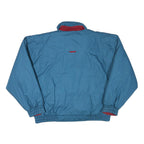Mens Blue Jacket XL Polyester Blend Regular Fit Zip Closure Lightweight Workwear