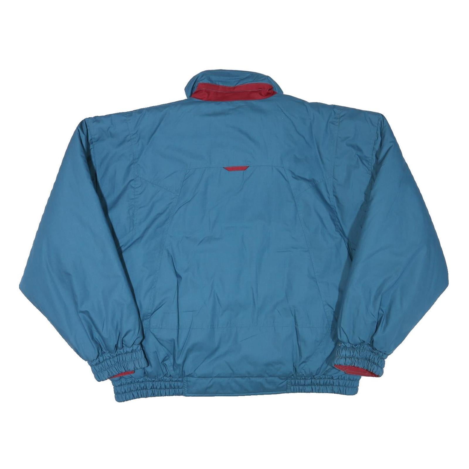 Mens Blue Jacket XL Polyester Blend Regular Fit Zip Closure Lightweight Workwear