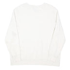 THE NORTH FACE Womens White Crew Neck XL Cotton Blend Sweatshirt Casual