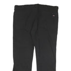 DICKIES Mens Cotton Blend Black Regular Fit Straight Leg Trousers W40 L30