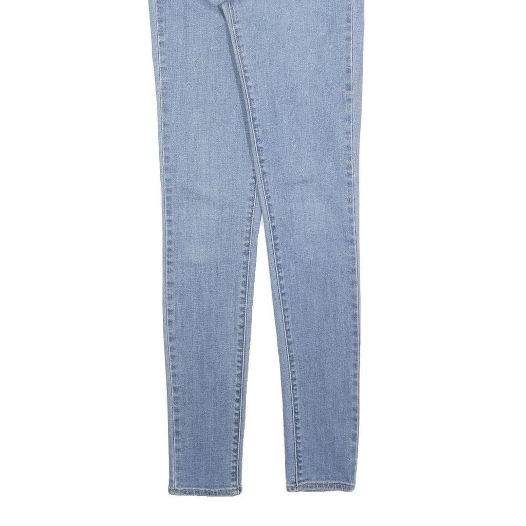 LEVI'S 721 Womens Slim Light Denim Skinny Jeans W26 L32 Stylish Cotton Blend Zip