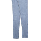 LEVI'S 721 Womens Slim Light Denim Skinny Jeans W26 L32 Stylish Cotton Blend Zip