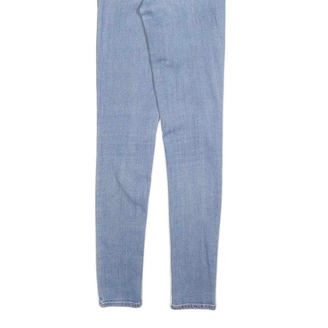 LEVI'S 721 Womens Slim Light Denim Skinny Jeans W26 L32 Stylish Cotton Blend Zip