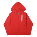 STARTER Womens Red Ohio State Full Zip Hoodie XL Casual Zip Up Sweatshirt