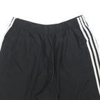 ADIDAS Mens Black Casual Shorts L W34 Polyester Sportswear Elastic Waistband