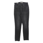 LEVI'S 721 Womens Jeans Black Slim Skinny Denim Medium W26 L25 Stylish Stretch