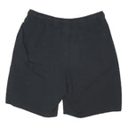 NIKE Mens Black Casual Cotton Blend Shorts XL W34 Drawstring Pockets