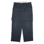 DICKIES Cargo Mens Trousers Grey Relaxed Straight W38 L32