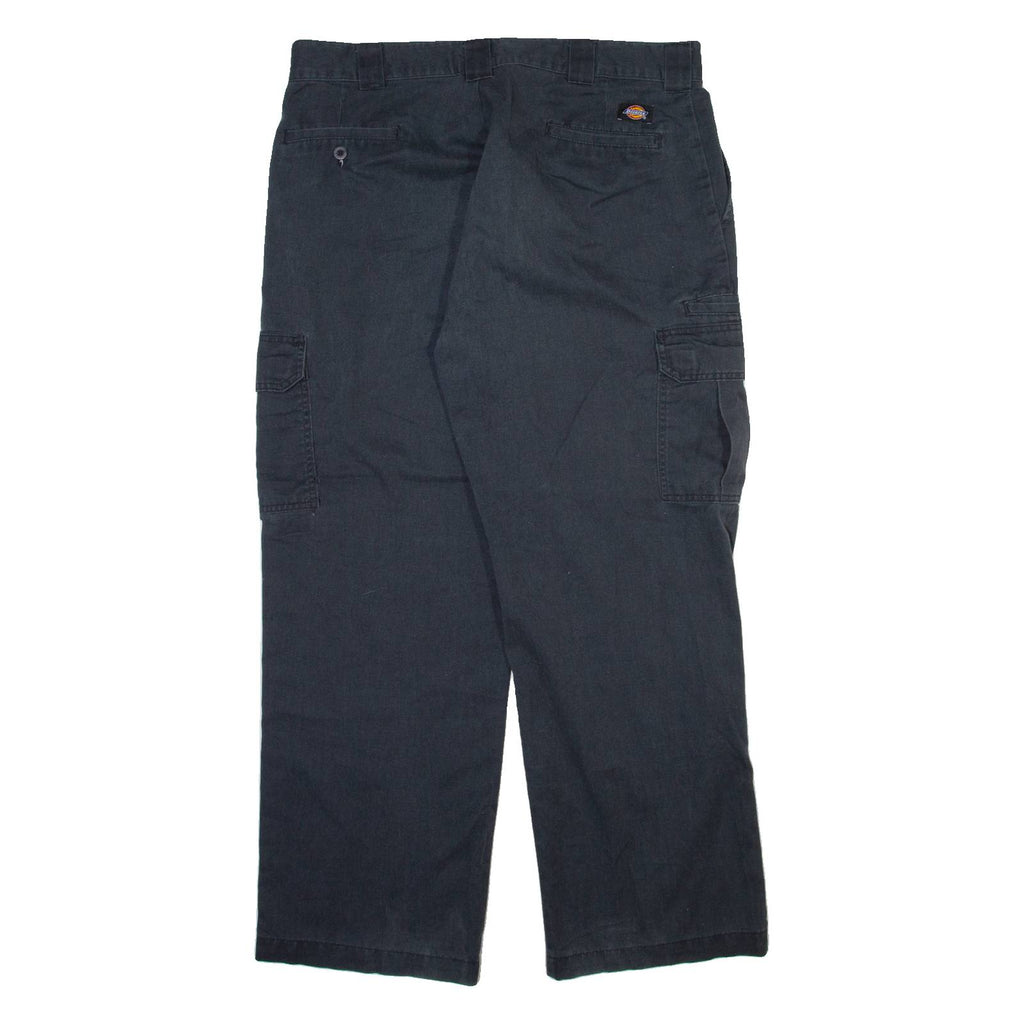 DICKIES Cargo Mens Trousers Grey Relaxed Straight W38 L32