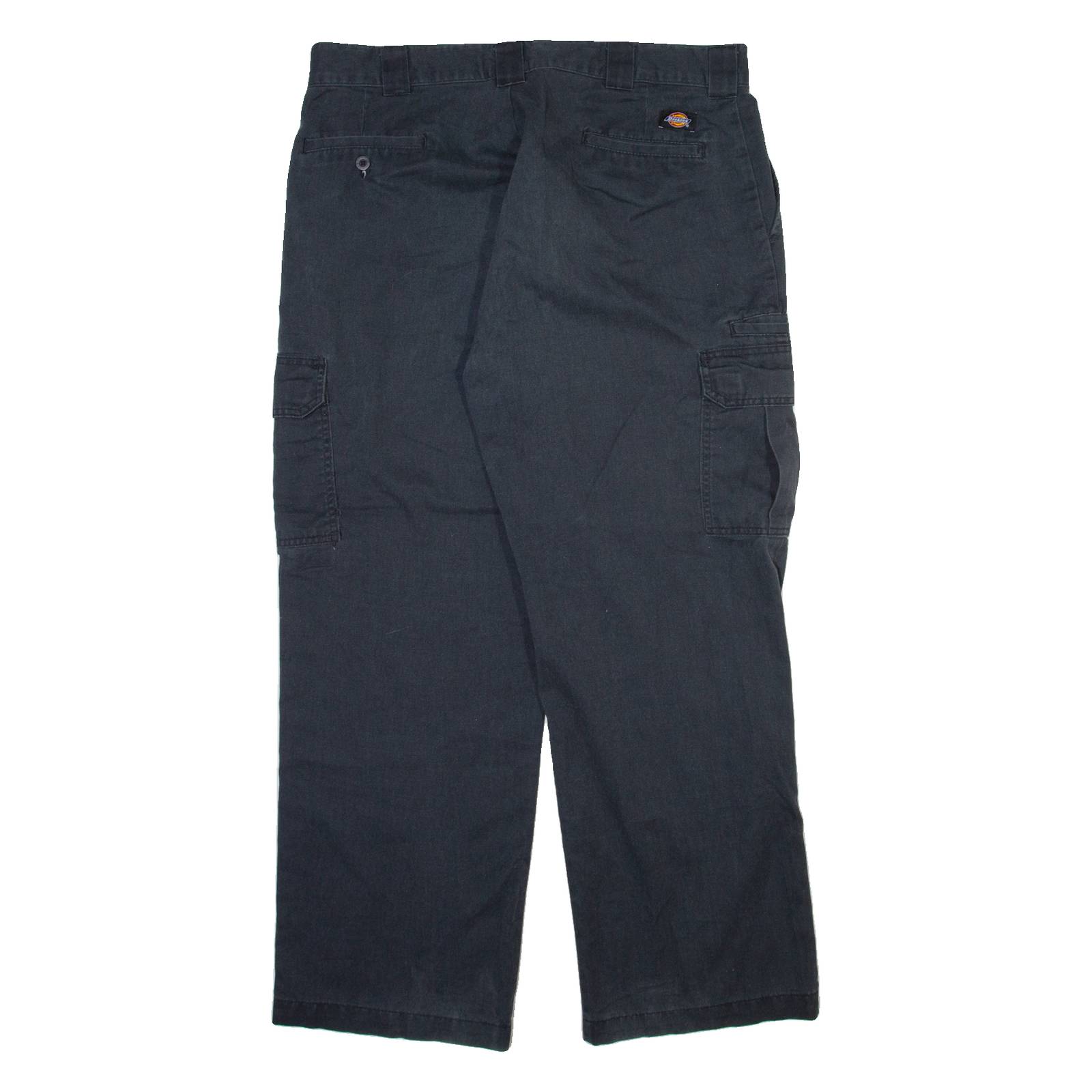 DICKIES Cargo Mens Trousers Grey Relaxed Straight W38 L32