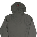 JACK WOLFSKIN Womens Grey Outdoor Jacket UK 16 Polyester Blend Zip Hooded Plain