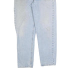 CARHARTT Mens Jeans Blue Regular Straight Denim Light W33 L32 Zip Cotton Blend