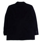DEL MOD Mens Blazer Jacket Black Wool L