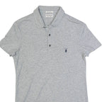 ALL SAINTS Mens Polo Shirt Grey XS