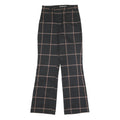 LEVI'S Womens Wool Blend Black & Brown Check Relaxed Straight Trousers W26 L28