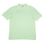 KAPPA Mens Green Short Sleeve Basic Polo Shirt 2XL Cotton Casual